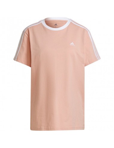 Adidas Essentials 3-Stripes Î“Ï…Î½Î±Î¹ÎºÎµÎ¯Î¿ Î‘Î¸Î»Î·Ï„Î¹ÎºÏŒ T-shirt Î¡Î¿Î¶ H10203